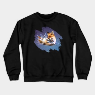 FOX YOU galaxy blue Crewneck Sweatshirt